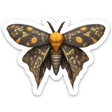 Death Moth sticker