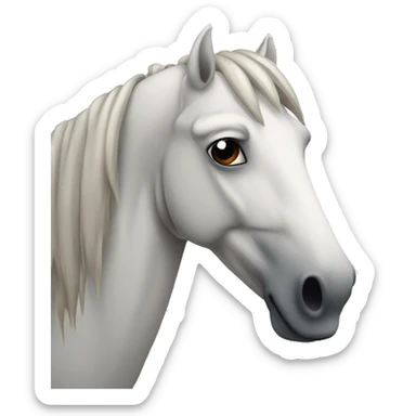 Cheval malade sticker