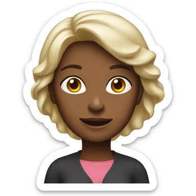 Make last emoji female  sticker