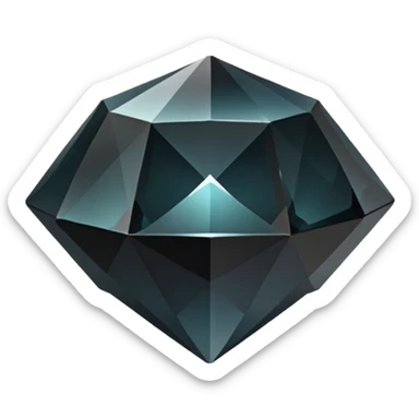 Black diamond sticker