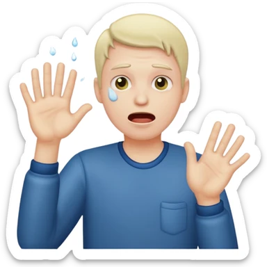 Dad throwing up sticker