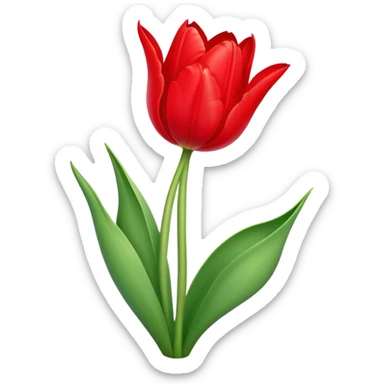 A tulip

 sticker