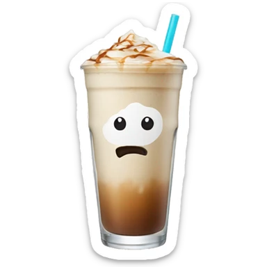 iced chai latte  sticker