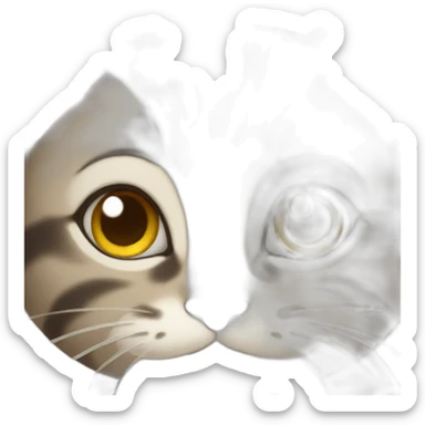 Cat cute smile  sticker