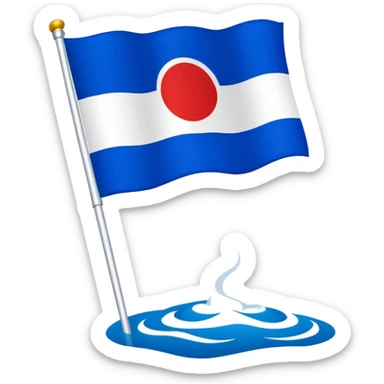 flag of yakutia sticker