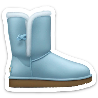 Light blue uggs sticker