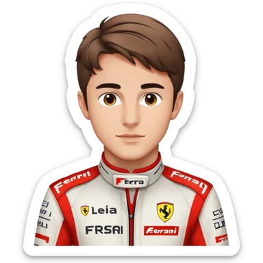 ferrari f1 driver, Charles Leclerc  sticker
