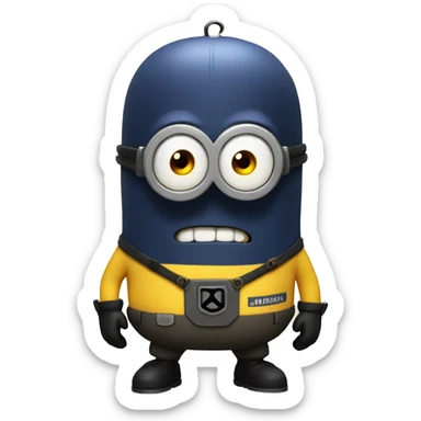 Despicable 4 character mega minion Bomb sticker