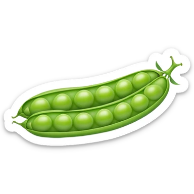 Two peas in a pod sticker