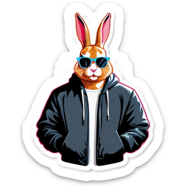 Bad bunny sticker