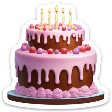 HUGE BIRTHDAY CAKE  sticker