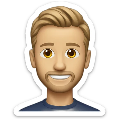 beckham, avec un oeil au beurre noir sticker