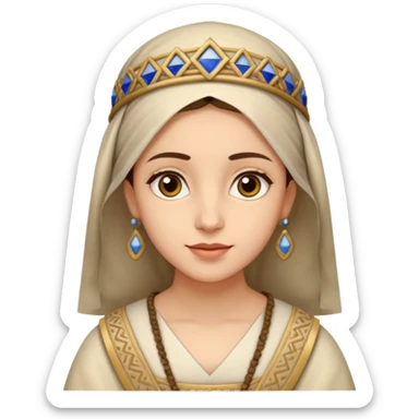 jewish women young ancient Judea sticker