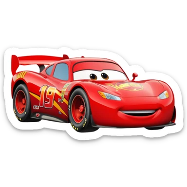 lightning mcqueen sticker