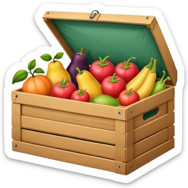 farm products in the box sticker