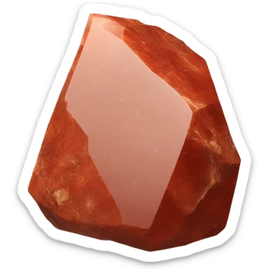 Natural red Jasper crystal sticker