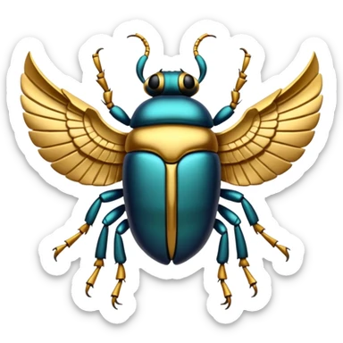 Scarab Egypt sticker