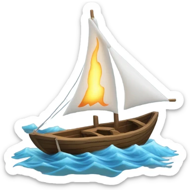 Barco a vela sticker