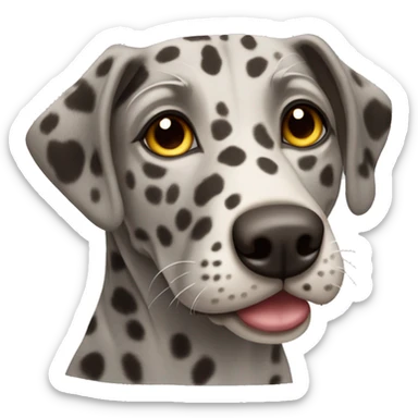 Catahoula leopard dog  sticker