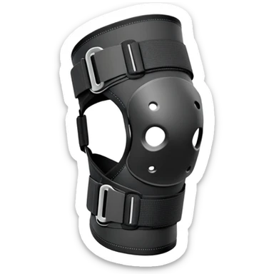 A knee brace  sticker