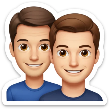 TOBY MAGUIRE AND ANDREW GARFIELD sticker