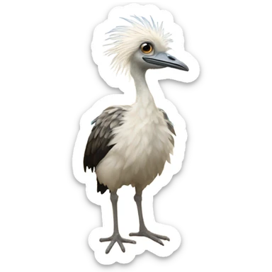 Autruche la tête dans le sable sticker