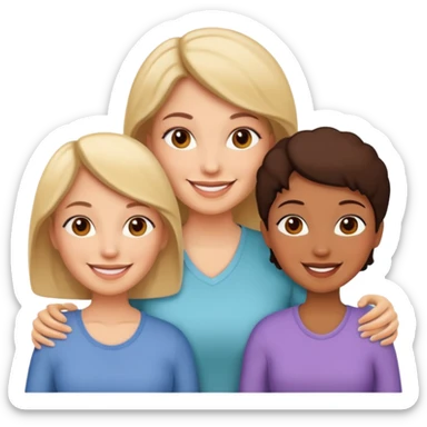 Three moms sticker