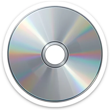CD disk sticker
