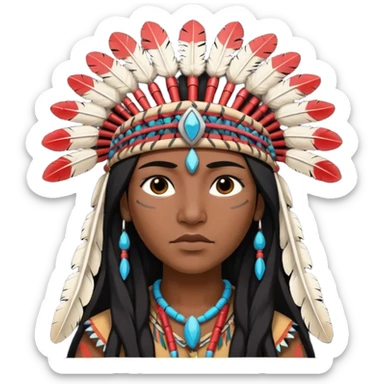 native american sticker
