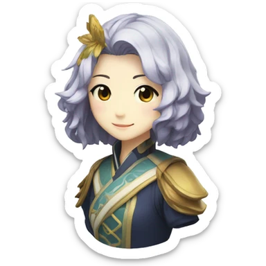 Jing Yuan from Honkai Star Rail sticker