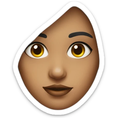 via alviana girl with amazing eyes sticker