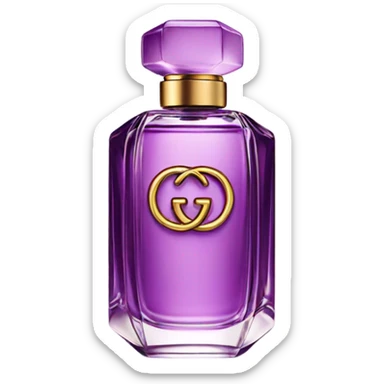 Purple gucci perfume  sticker