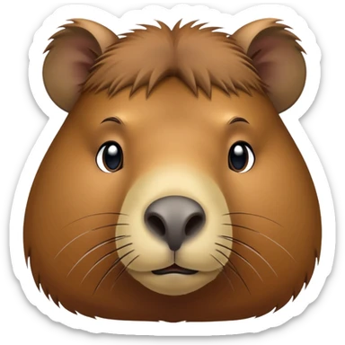 Capy bara sticker
