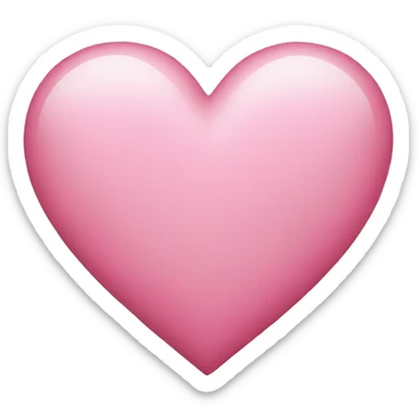 Pink heart  sticker
