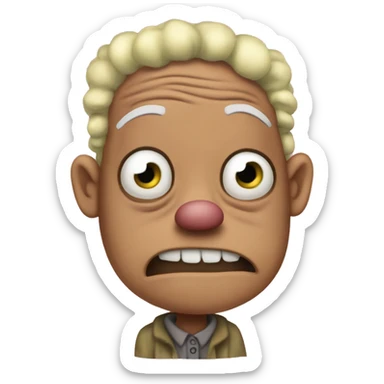 courage the cowardly dog sticker