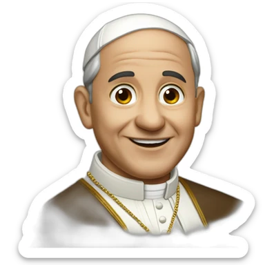 Papa francisco sticker