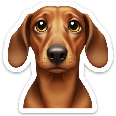 dachshund dog breed sticker
