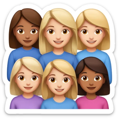 Girls recommend  sticker