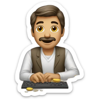 le tableau monétaire baisse sticker