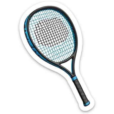 A padel racket  sticker
