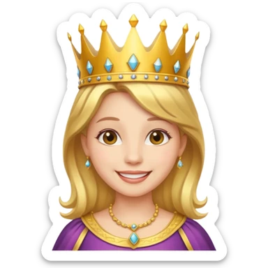 Cute song queen sticker