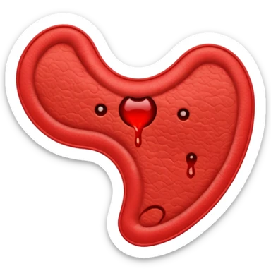 bloody pad for menstrual cycle  sticker
