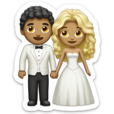 alfredo con novia sticker