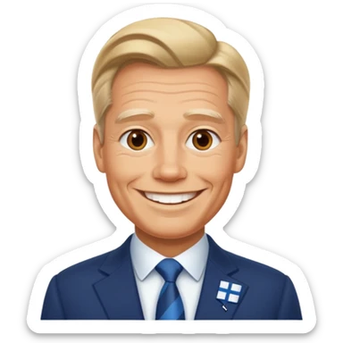 President of Finland sticker