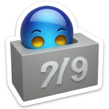 Percentage symbol in 3d sticker
