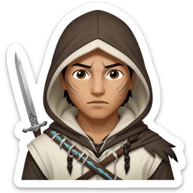 Assassin Conner from assassin's creed 3 sticker