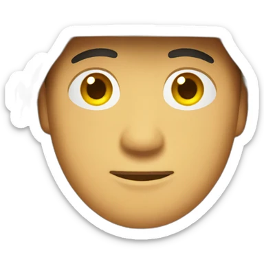 indonesian-guy-long-hair-with-hat sticker