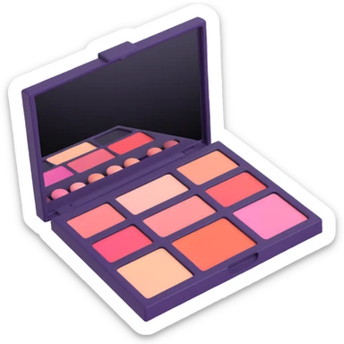 makeup palette sticker