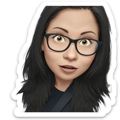 girl in car interior sticker