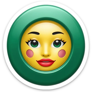 lip mask packaging green sticker